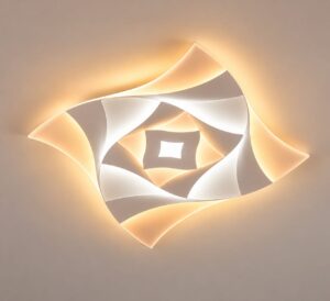 TRIO Akita – Plafonnier LED à effet 3D